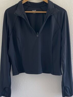 Old Navy Black Quarter-Zip Active Pullover size XL